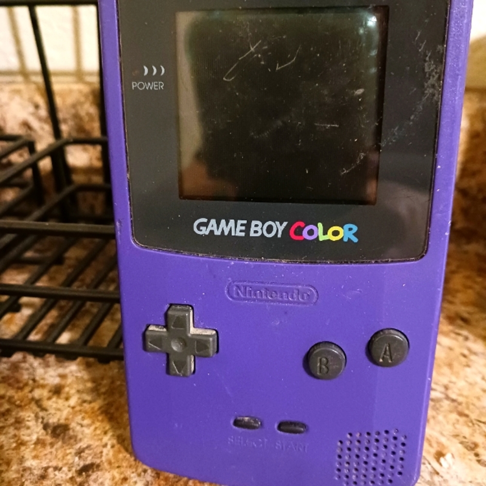 1998 purple gameboy  color grape vintage Nintendo